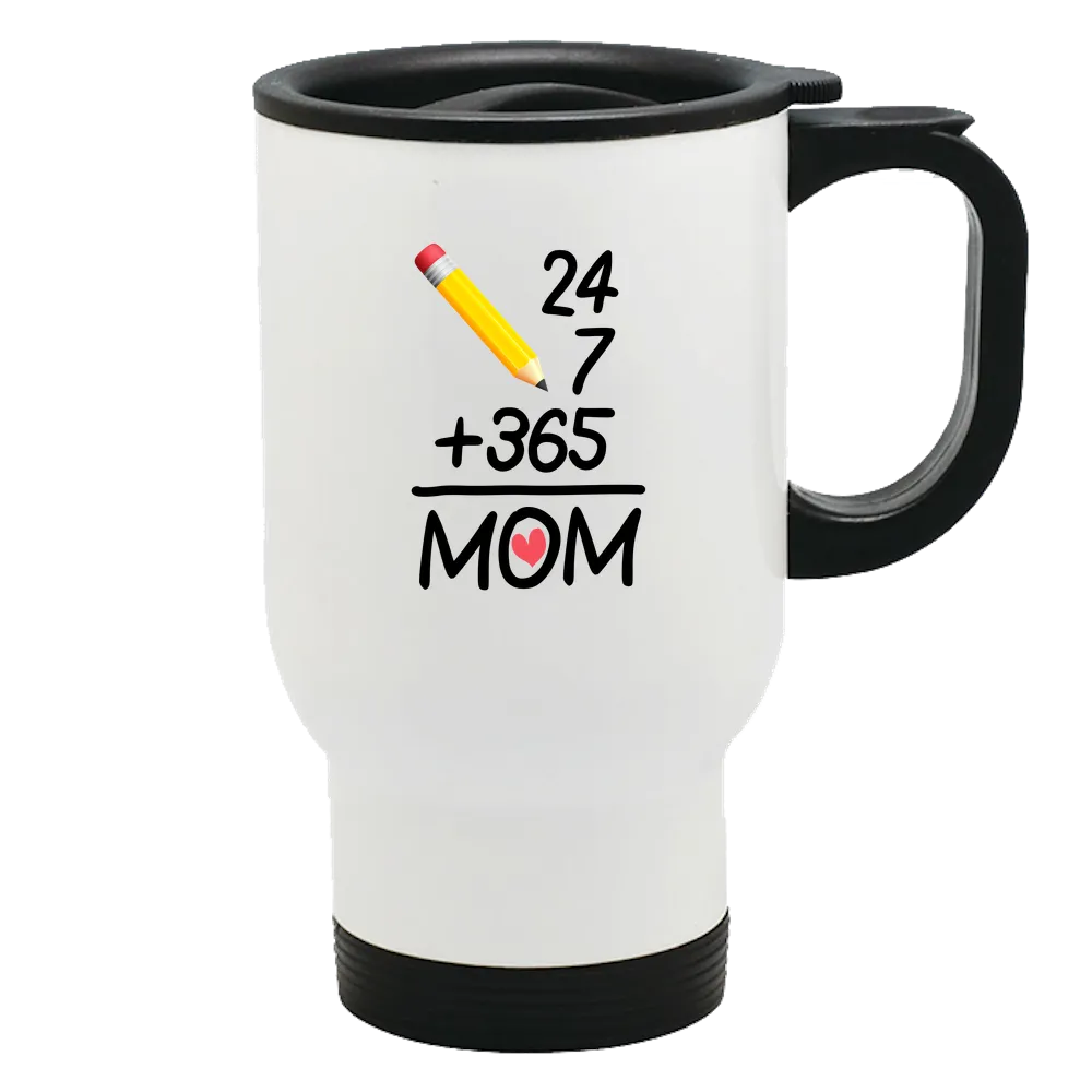 365 Mom Metal Coffee and Tea Travel Mug