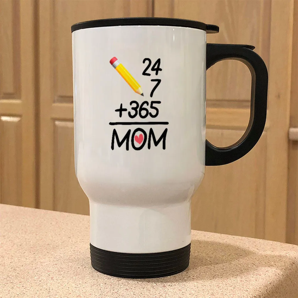 365 Mom Metal Coffee and Tea Travel Mug