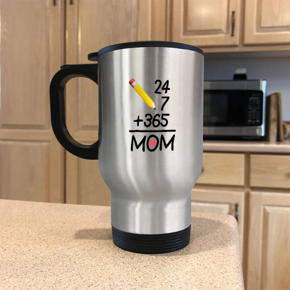 365 Mom Metal Coffee and Tea Travel Mug