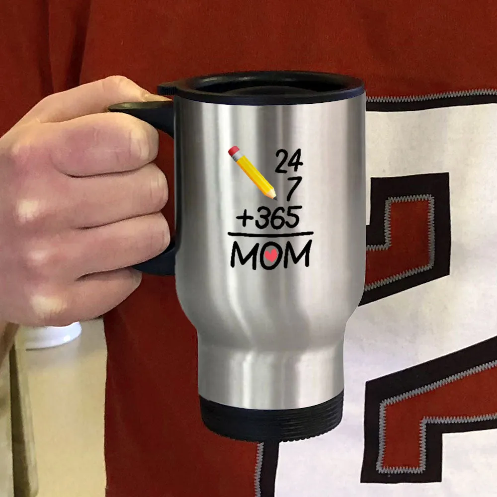 365 Mom Metal Coffee and Tea Travel Mug