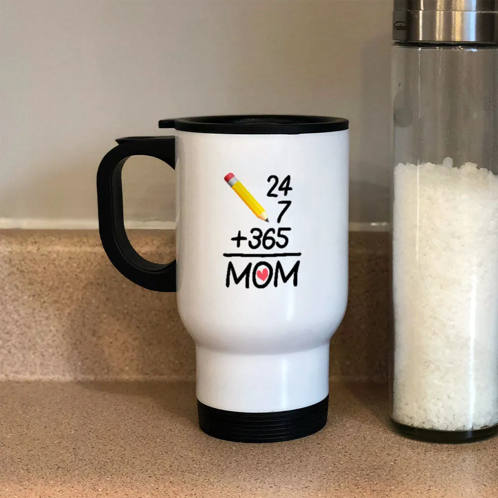 365 Mom Metal Coffee and Tea Travel Mug