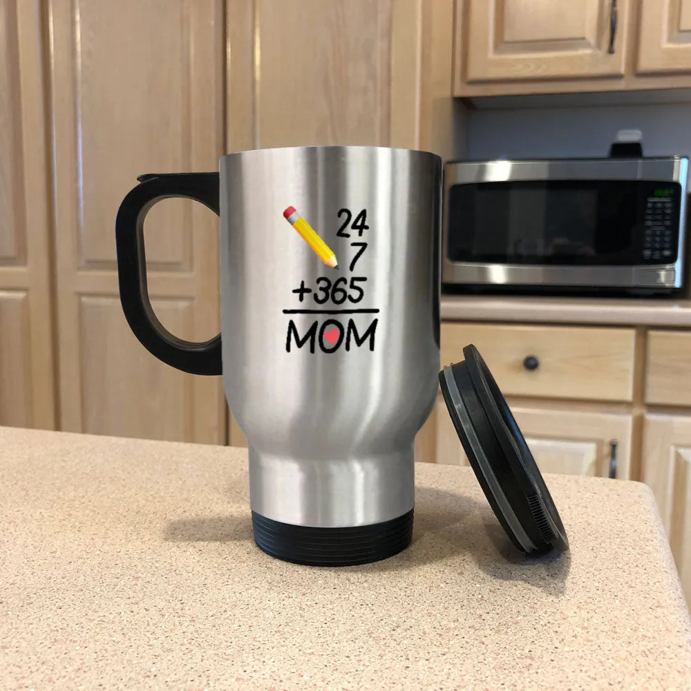 365 Mom Metal Coffee and Tea Travel Mug