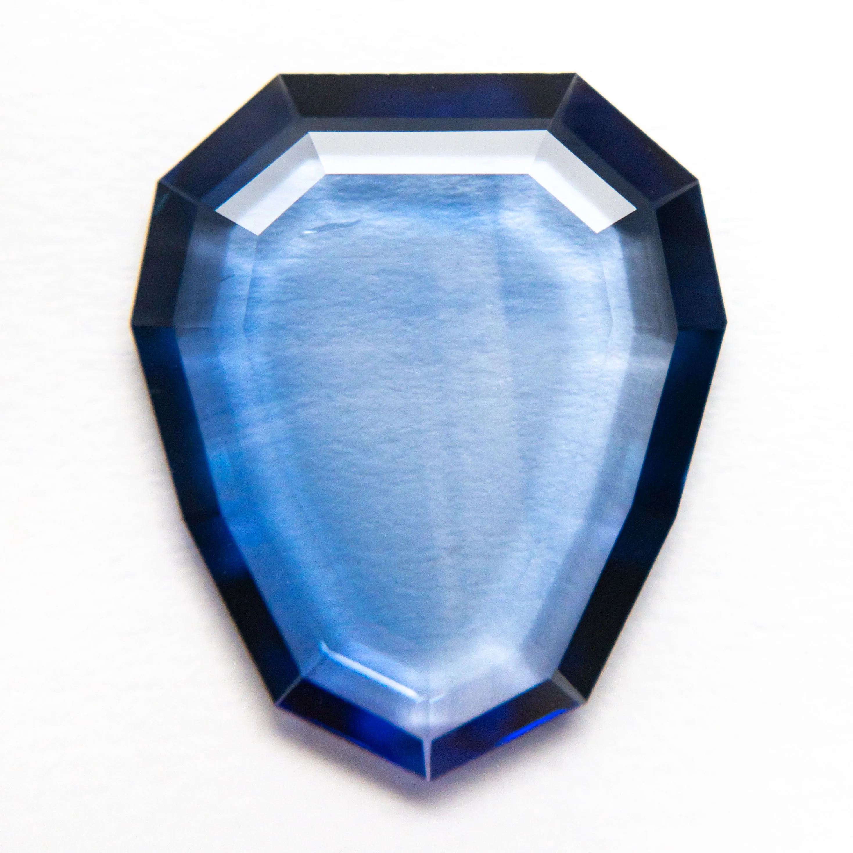 4.10ct 14.56x12.28x1.99mm Shield Portrait Cut Sapphire 20821-01