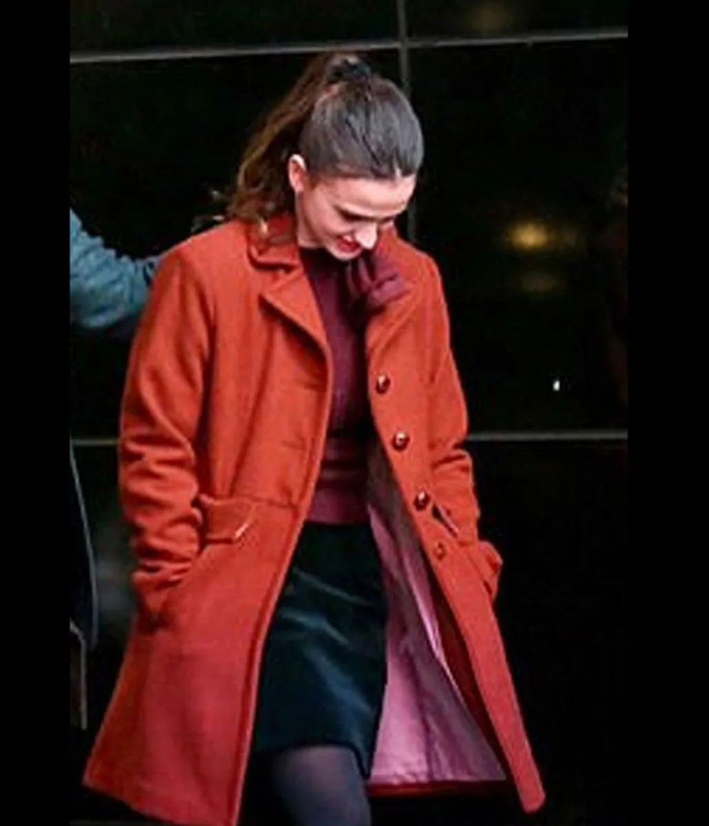 Ava Russo Hawkeye Brown Wool Coat