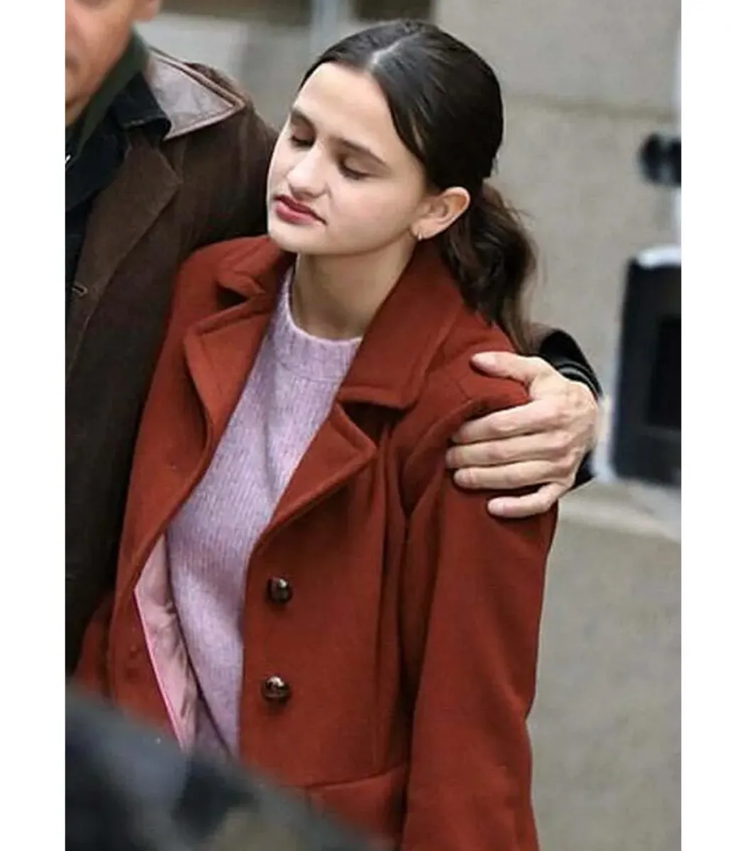 Ava Russo Hawkeye Brown Wool Coat