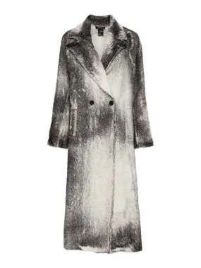 Avant Toi Marble Effect Wool Coat