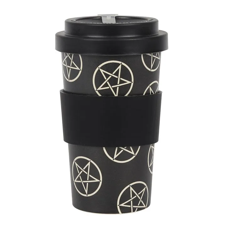 Bamboo Eco Travel Mug - Pentagrams