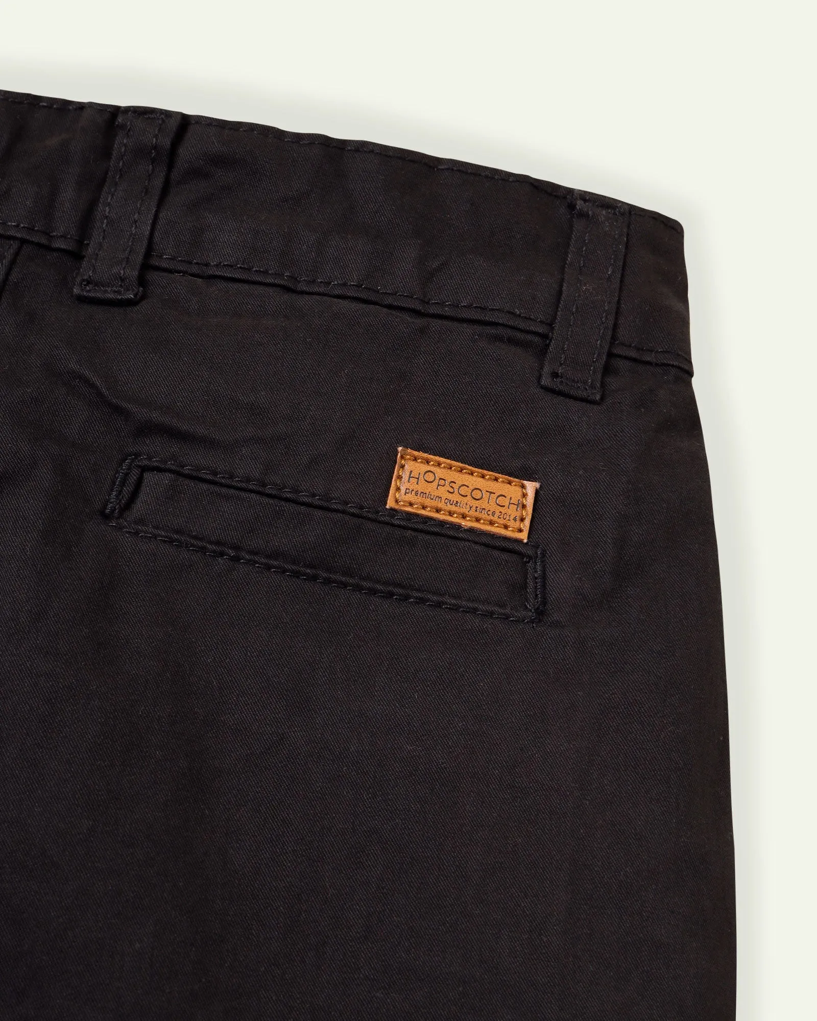 Black Twill Shorts