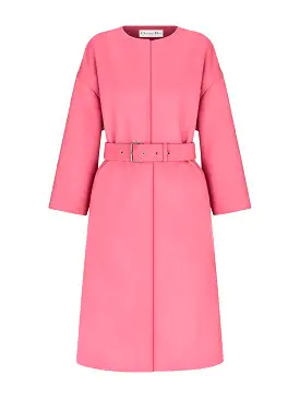 COAT WITH BELT