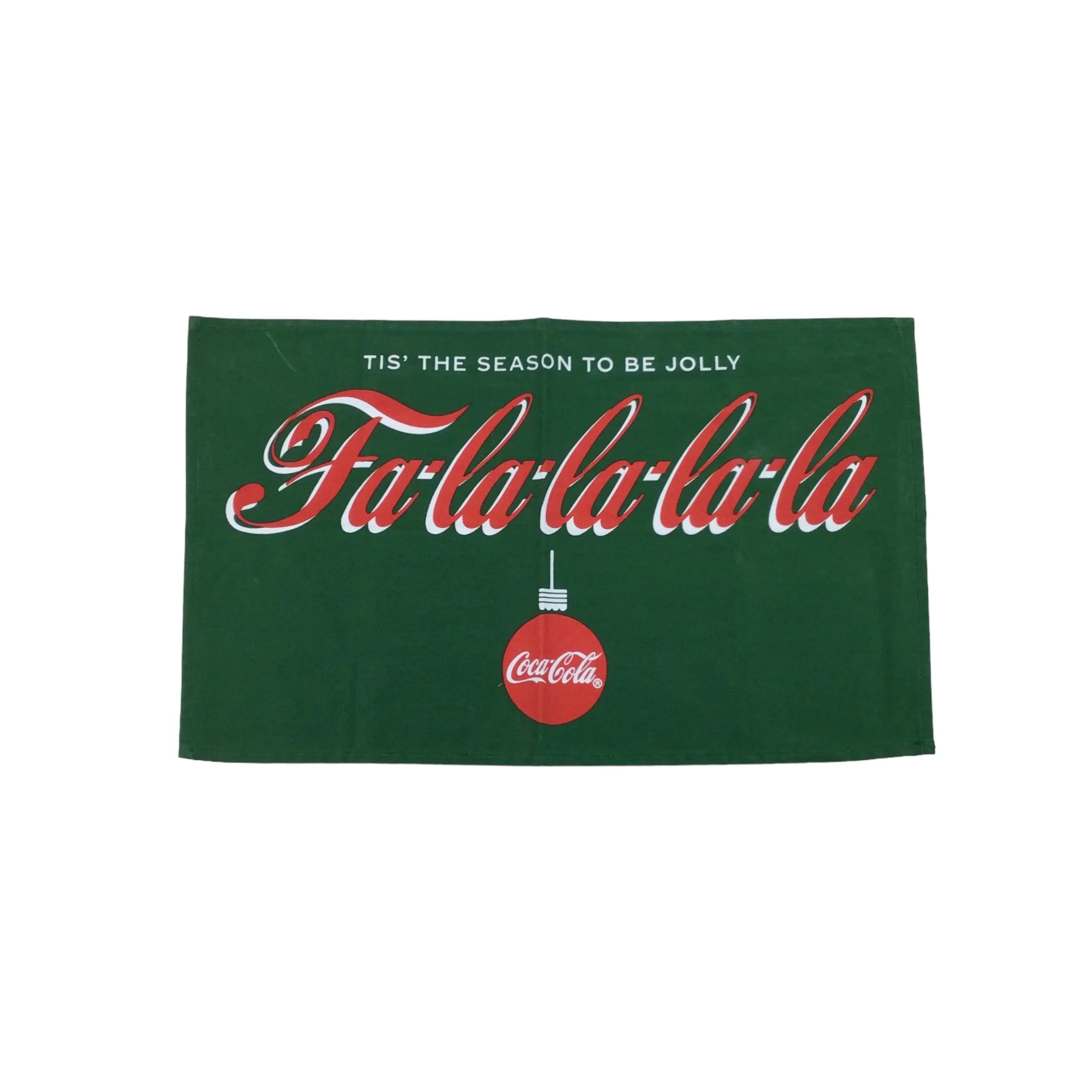 Coca Cola Christmas 'Tra-la-la-la-la' Flag