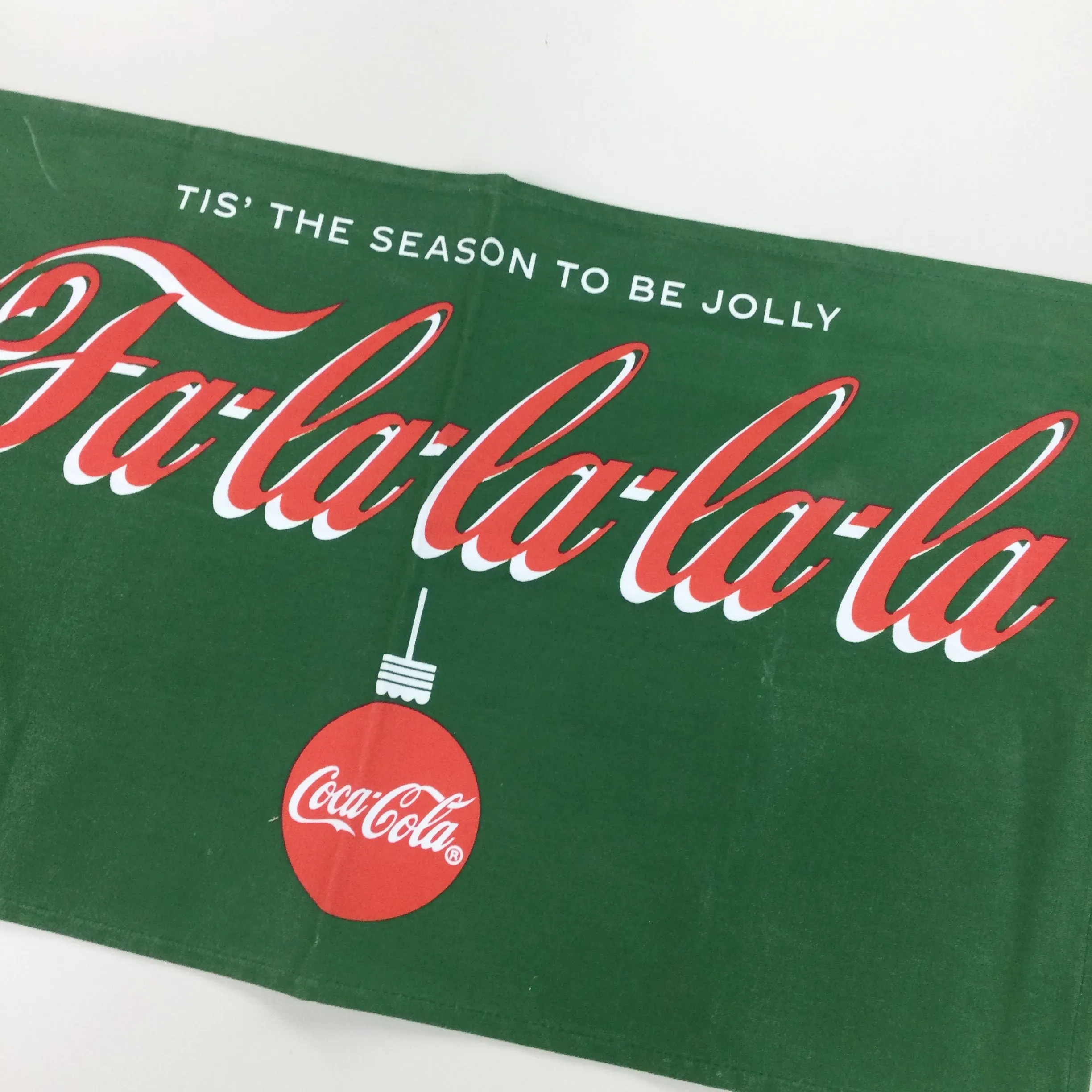 Coca Cola Christmas 'Tra-la-la-la-la' Flag