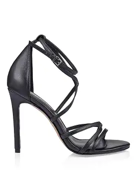 Danger Stiletto Heels - Black