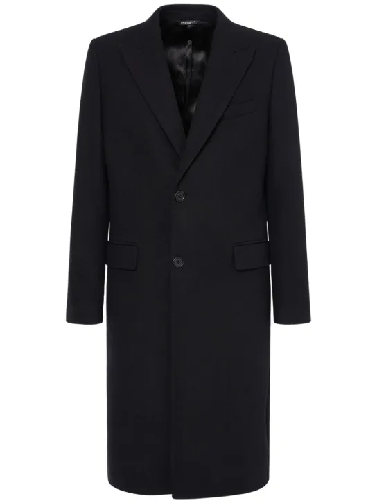 Dolce&Gabbana   Single breasted wool coat 