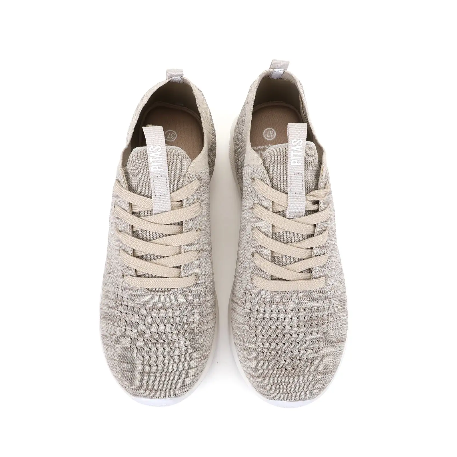 Eva Oatmeal Memory Foam Sneakers