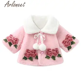 Floral Baby Cape Coat