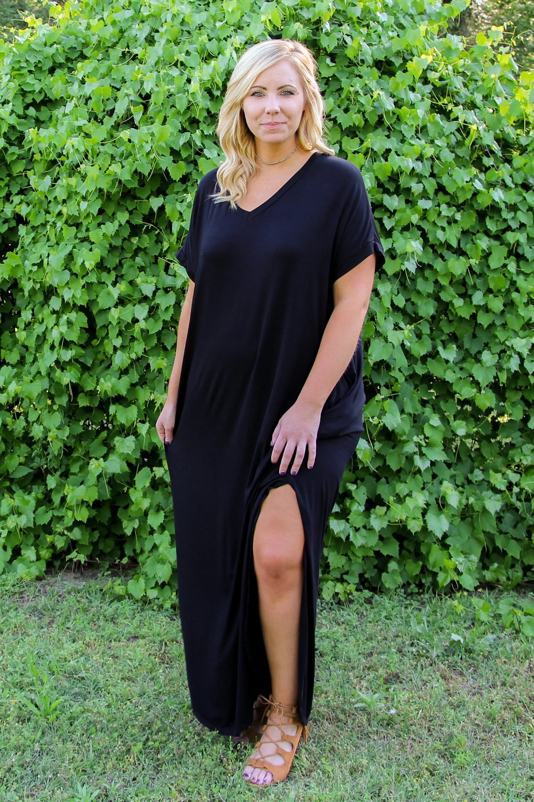 Flow With It Maxi Dress, Black