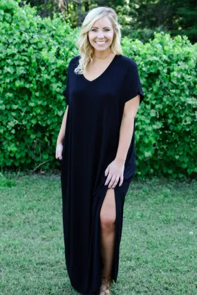 Flow With It Maxi Dress, Black