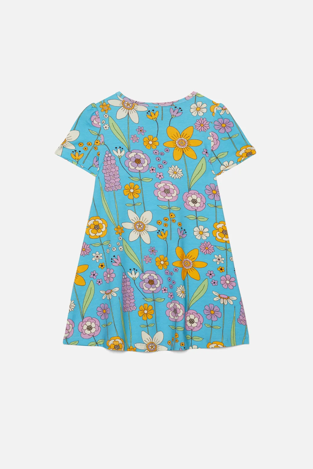 Flower Fields Kids Jersey Dress