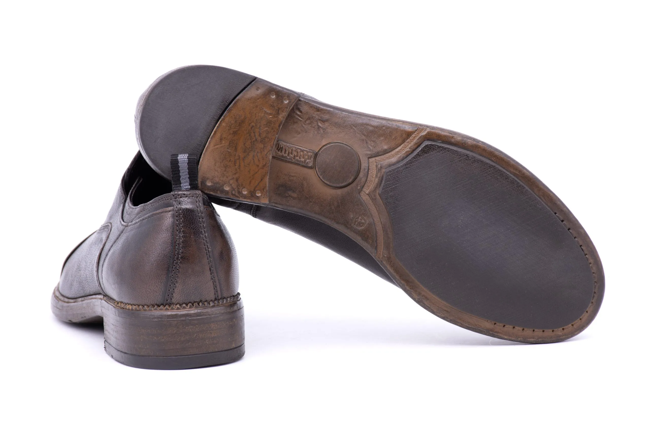 Francesina slip on in pelle Morbida