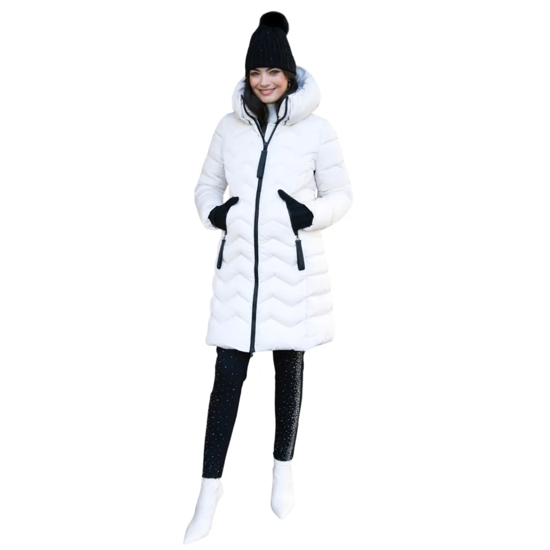 FRANK LYMAN - LONG PUFFER COAT 224513U