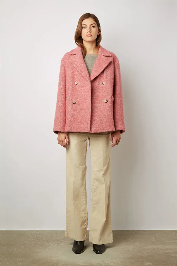 Gerard Darel SOCRATE ALPACA BLEND SHORT WOOL COAT