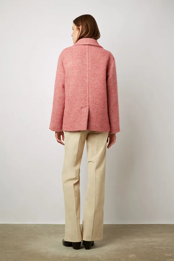 Gerard Darel SOCRATE ALPACA BLEND SHORT WOOL COAT