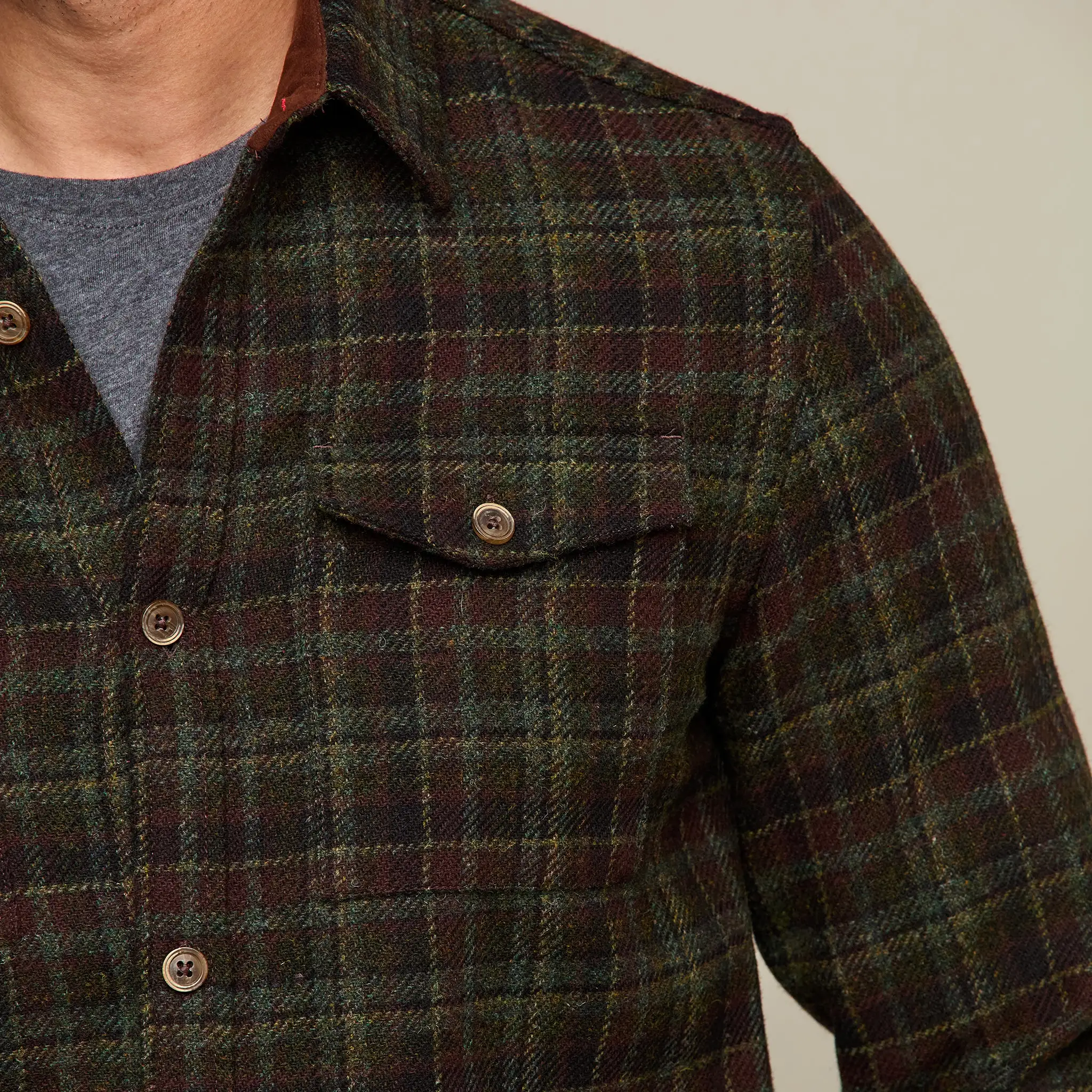 Gordy Chore Coat :: Olive Plaid