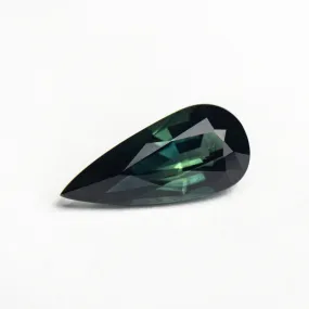 Green/Teal Brilliant Sapphire - 1.79ct Pear