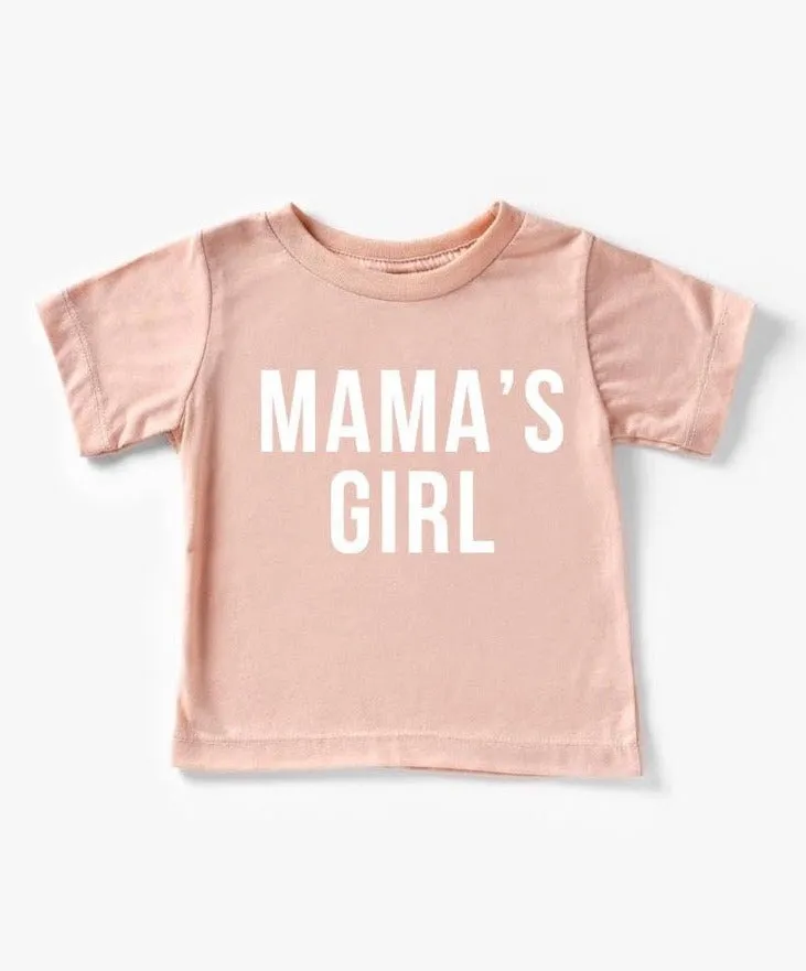 HAPPY KIDS CO MAMA'S GIRL TEE | BABY + KIDS | PEACH