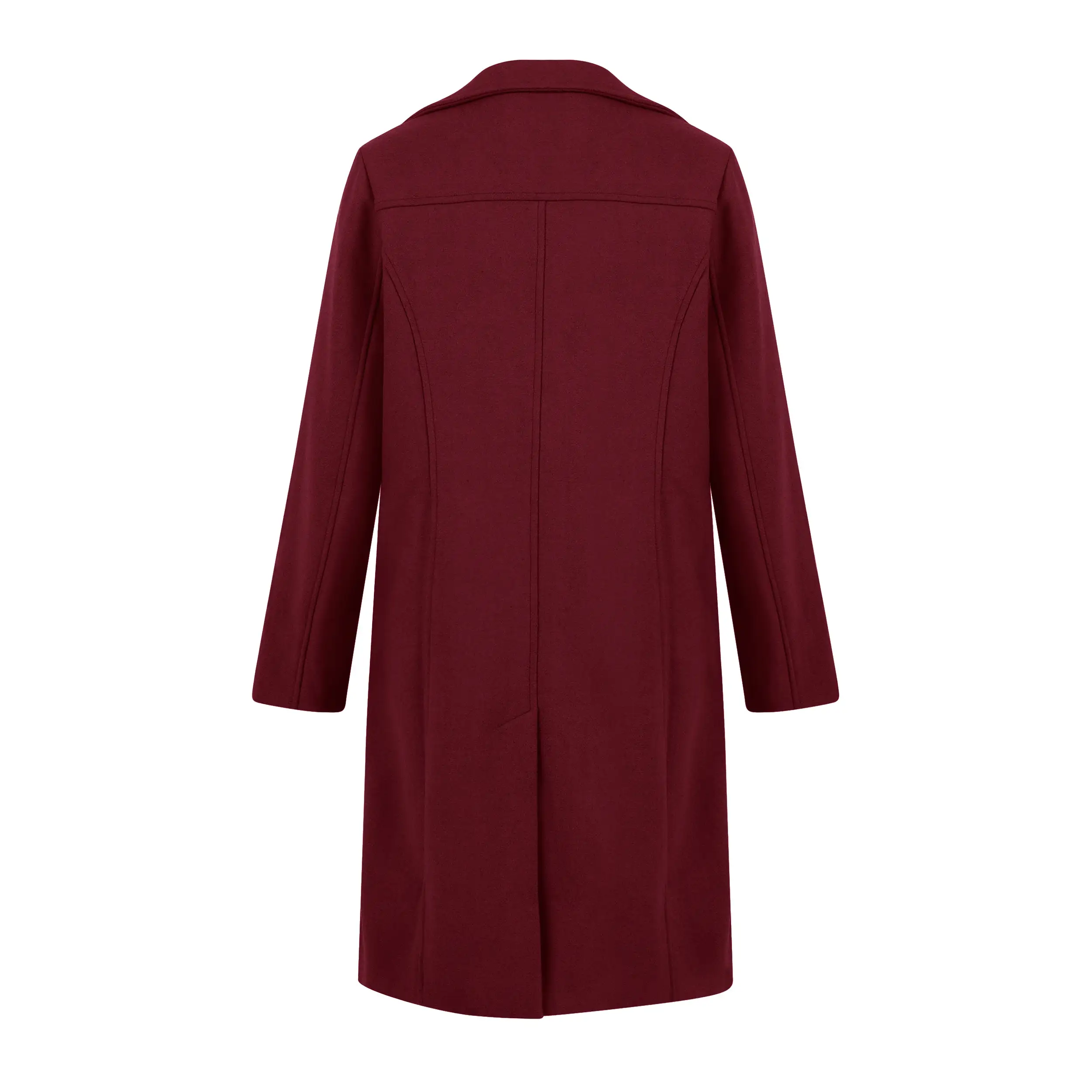 Haute Edition Women's 3/4 Length Belted Robe Pea Coat