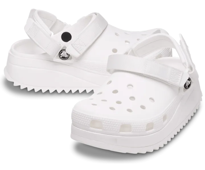 Hiker Adult Classic Clog - White