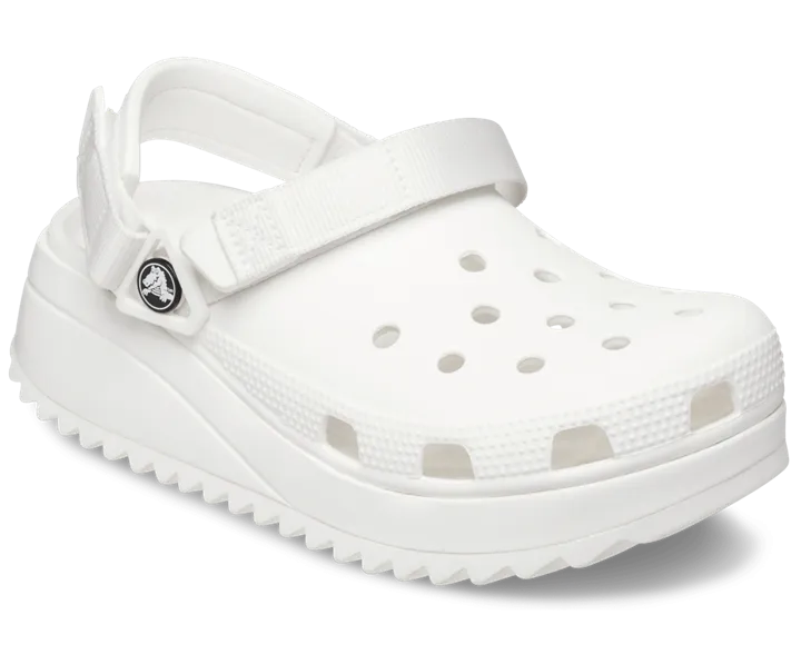 Hiker Adult Classic Clog - White