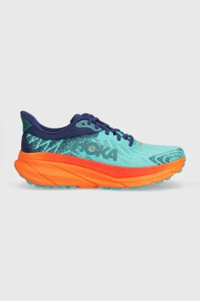 Hoka One One running shoes Challenger ATR 7 turquoise color