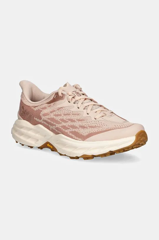 Hoka One One running shoes SPEEDGOAT 5 beige color