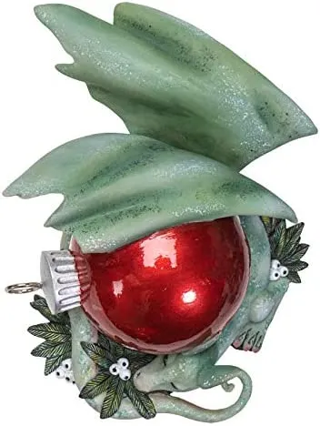 Holiday Treasure Dragon Figurine