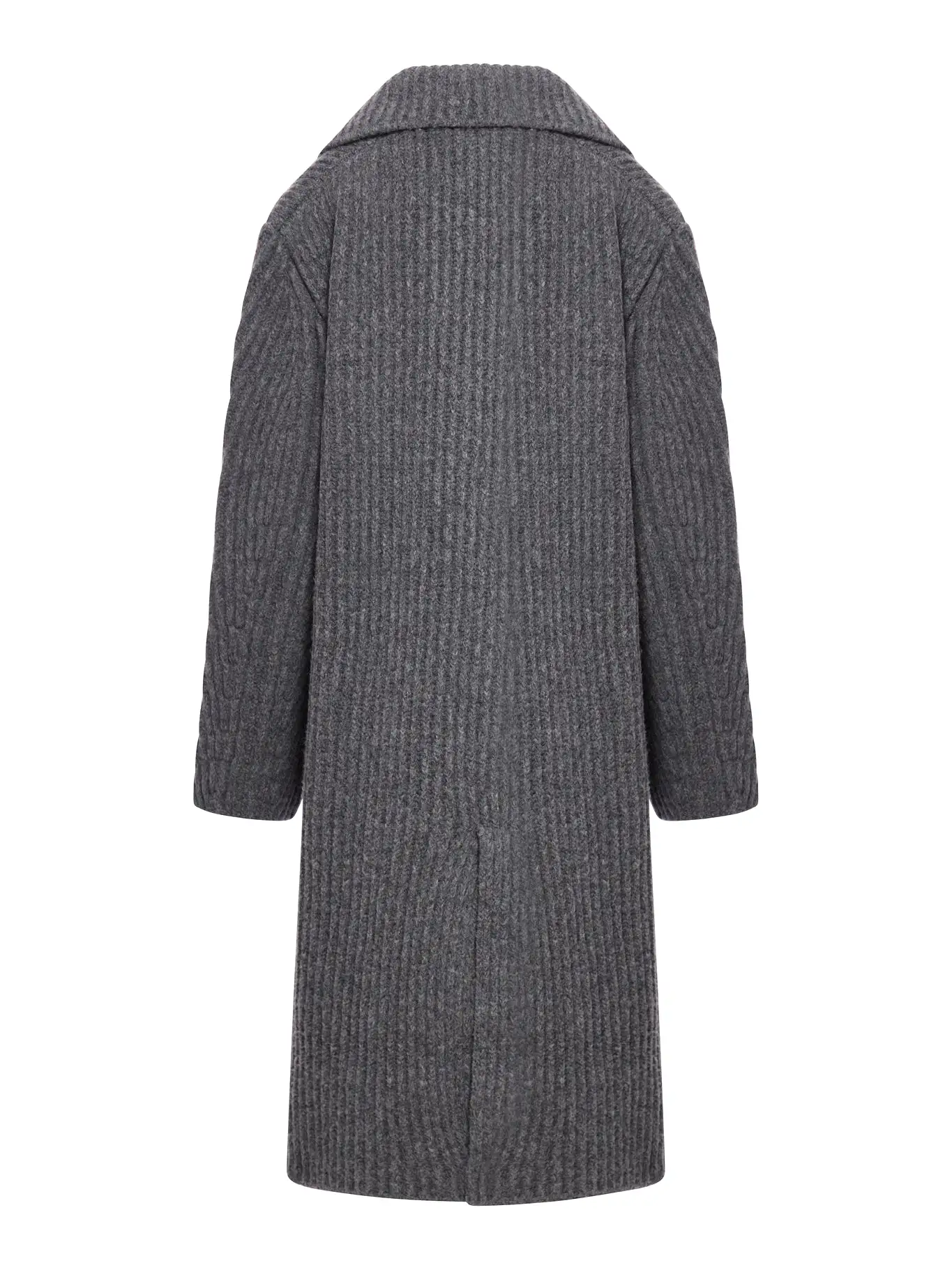 HW FELTED WOOL KNIT COAT