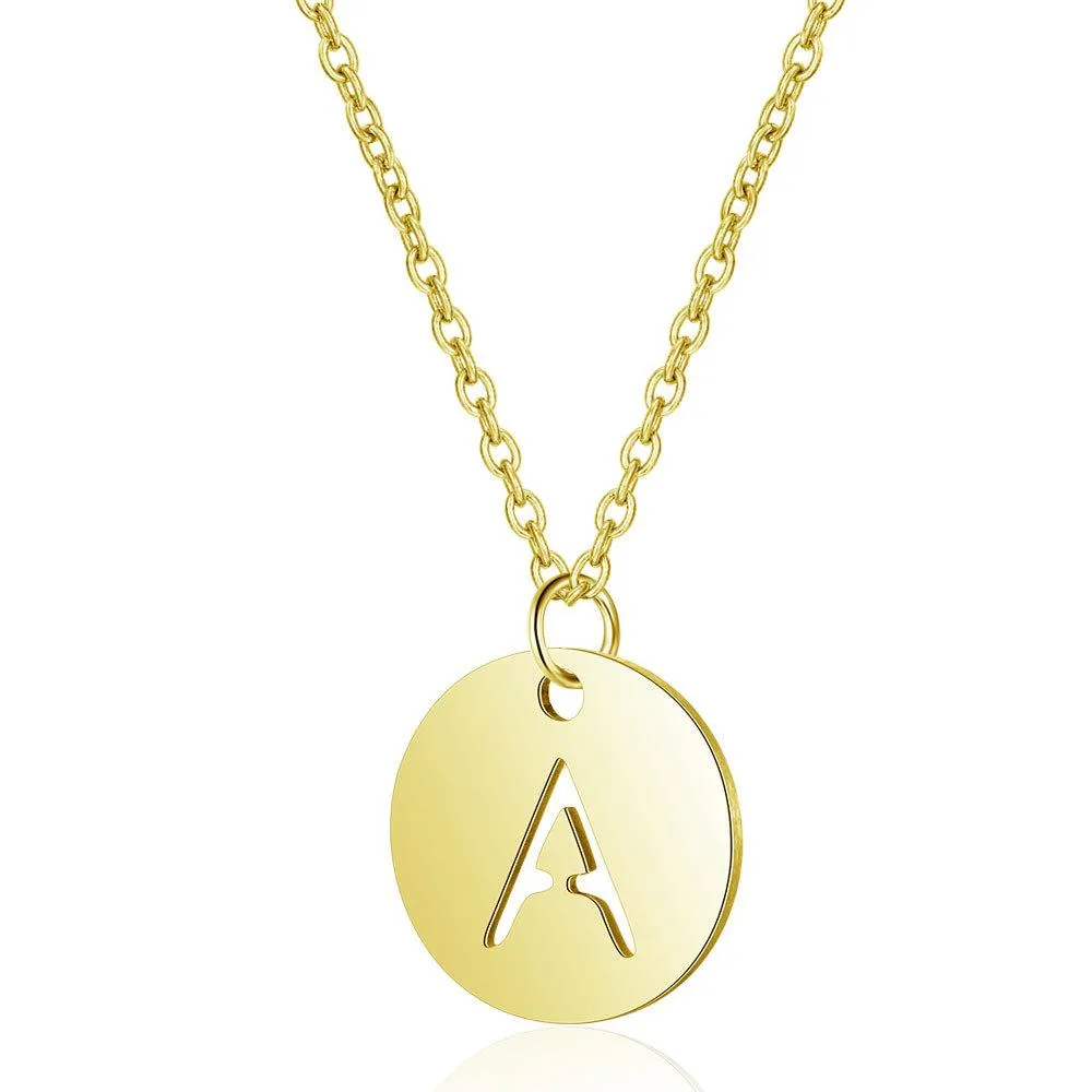 Initial Necklace Gold (A-Z)