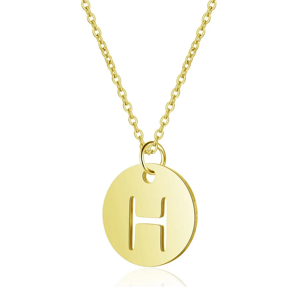 Initial Necklace Gold (A-Z)