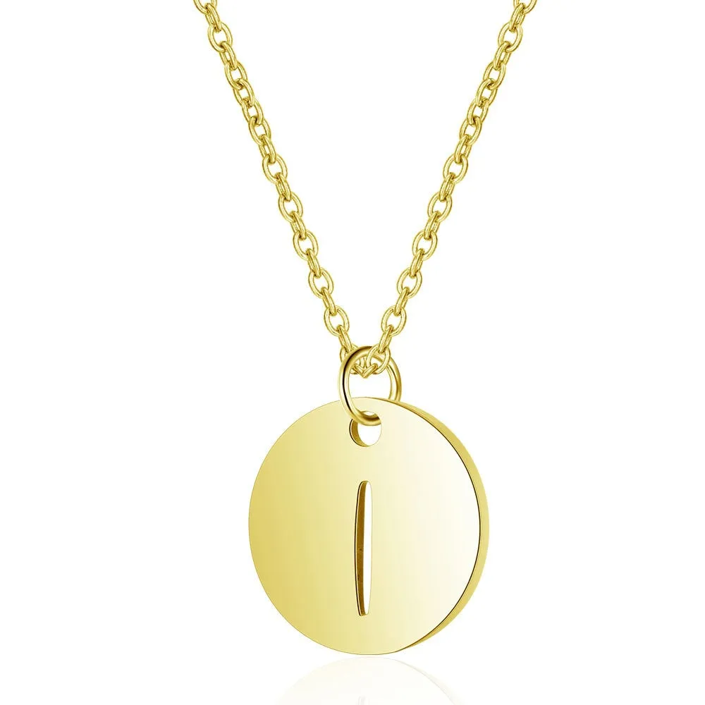 Initial Necklace Gold (A-Z)