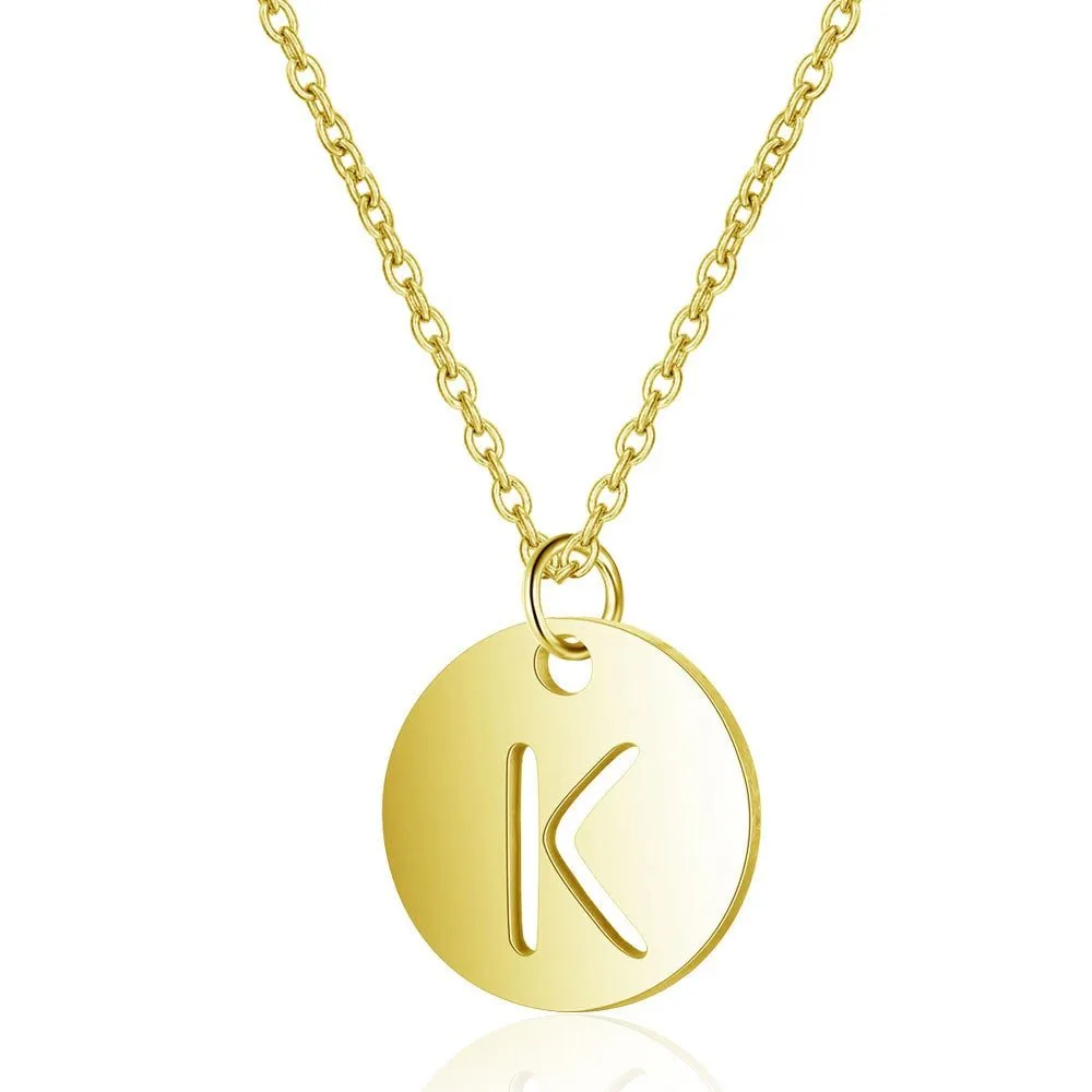 Initial Necklace Gold (A-Z)