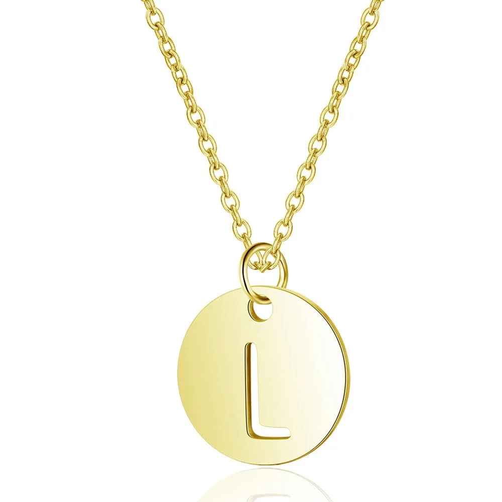 Initial Necklace Gold (A-Z)