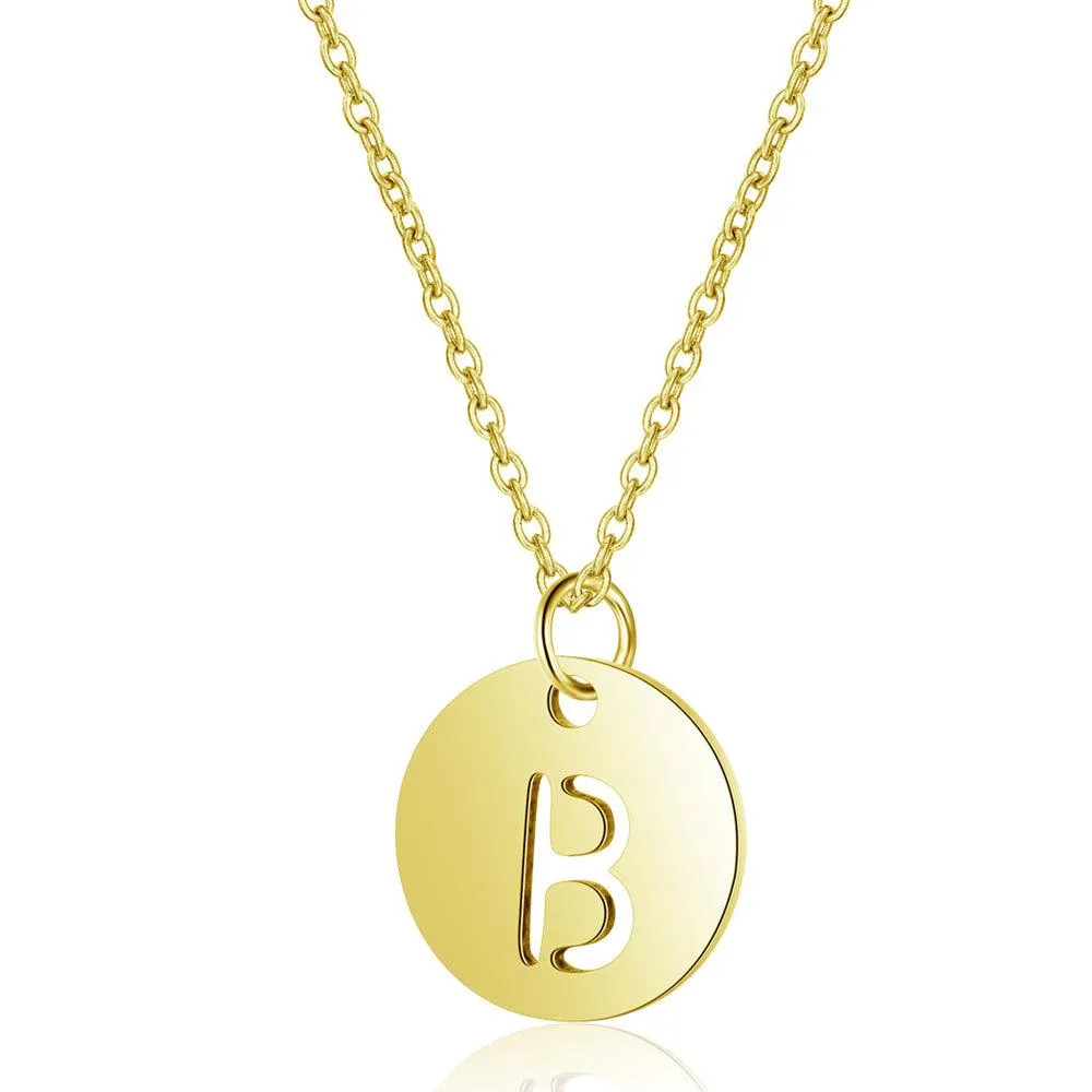 Initial Necklace Gold (A-Z)