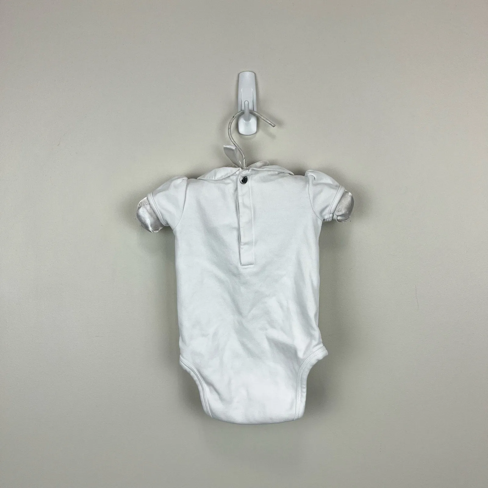 Jacadi Oh La La Paris! White Bodysuit 1 Month