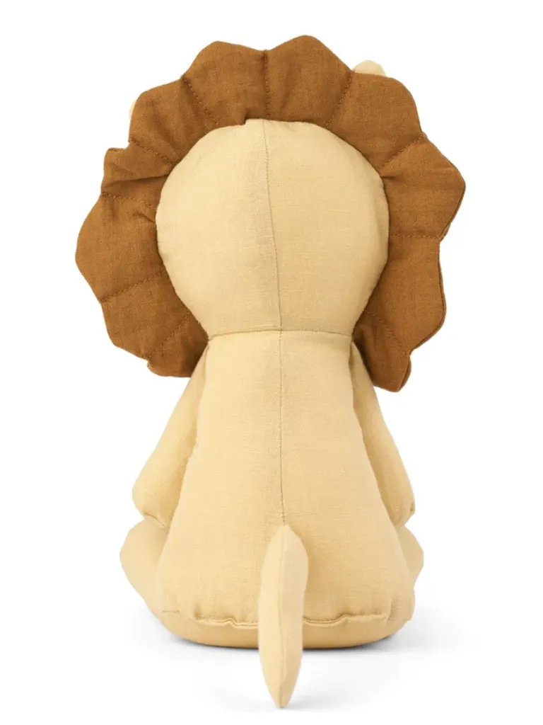 Liewood Halfdan Lion Teddy in Yellow Mellow