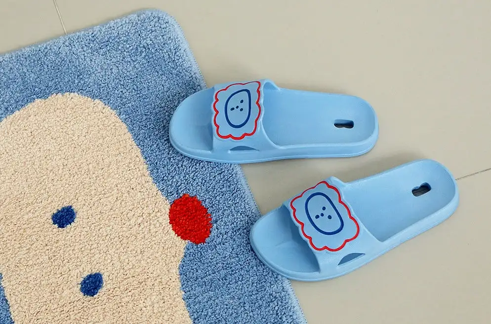 Lion Bathroom Slippers Shoes Home Soft Nonslip water hole Couple Gifts