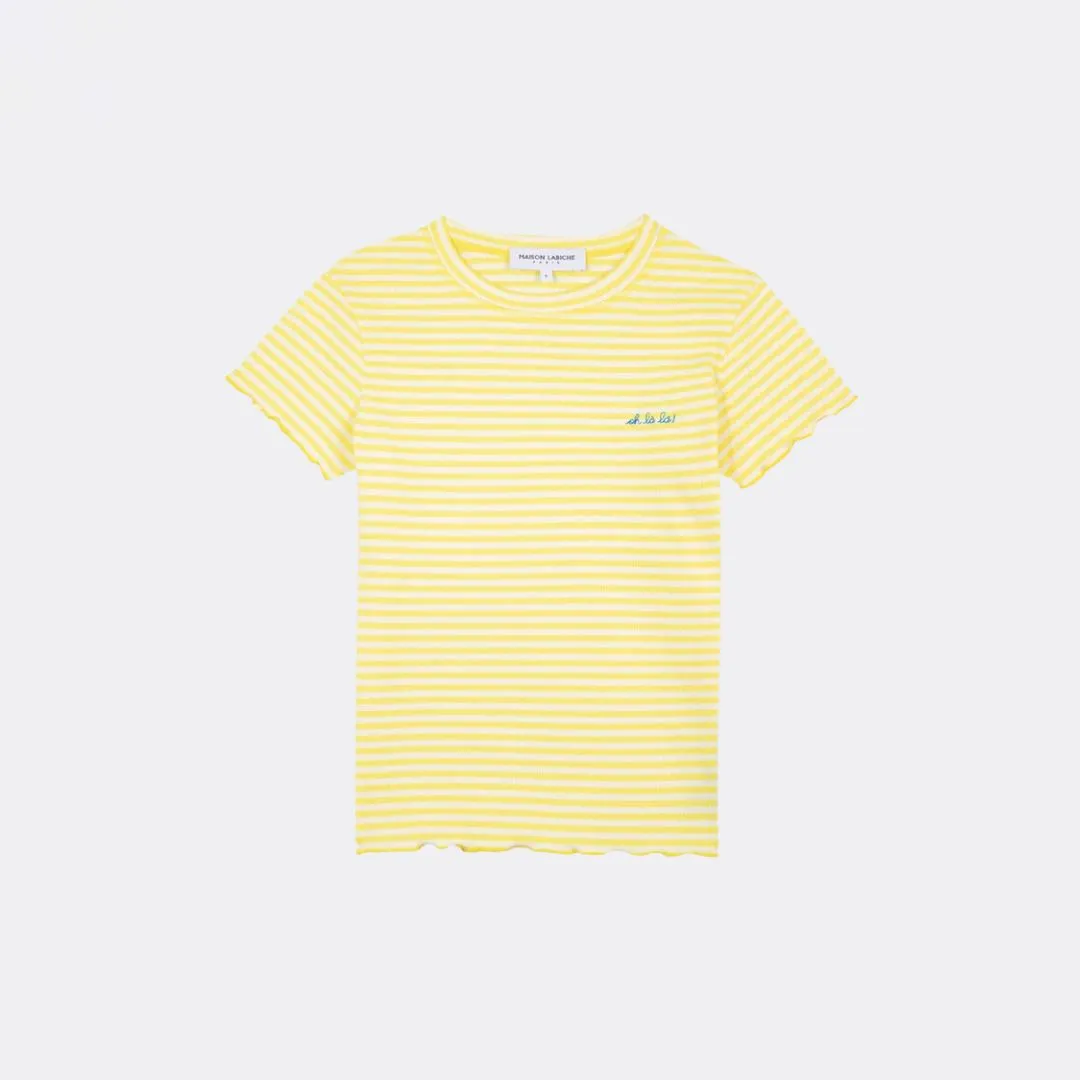 Oh La La Folies T-Shirt (Stripes Ivory Canari)