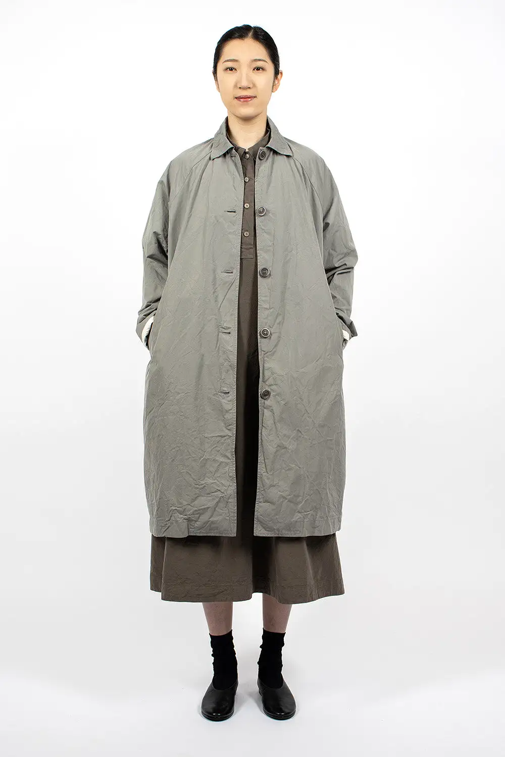 Olivia Coat Light Grey