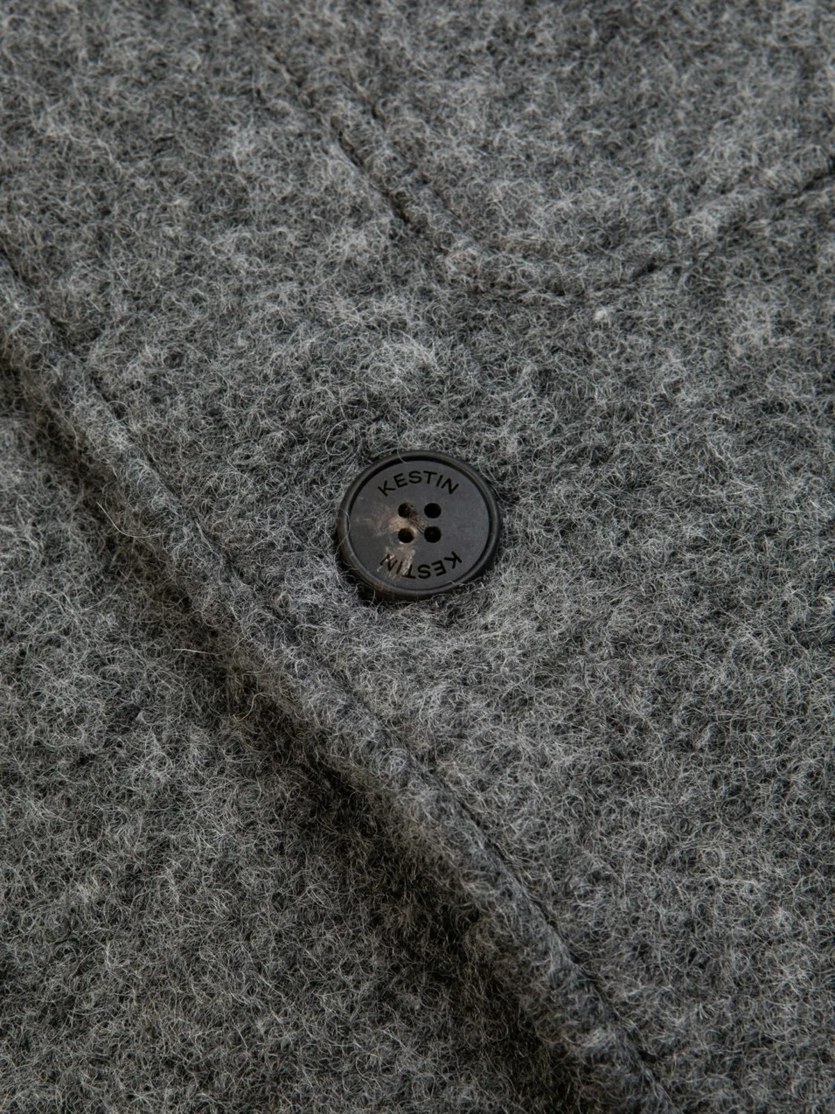 Ormiston Italian Wool Chore Coat - Grey