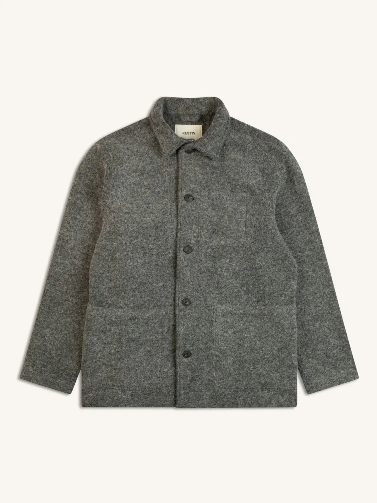 Ormiston Italian Wool Chore Coat - Grey