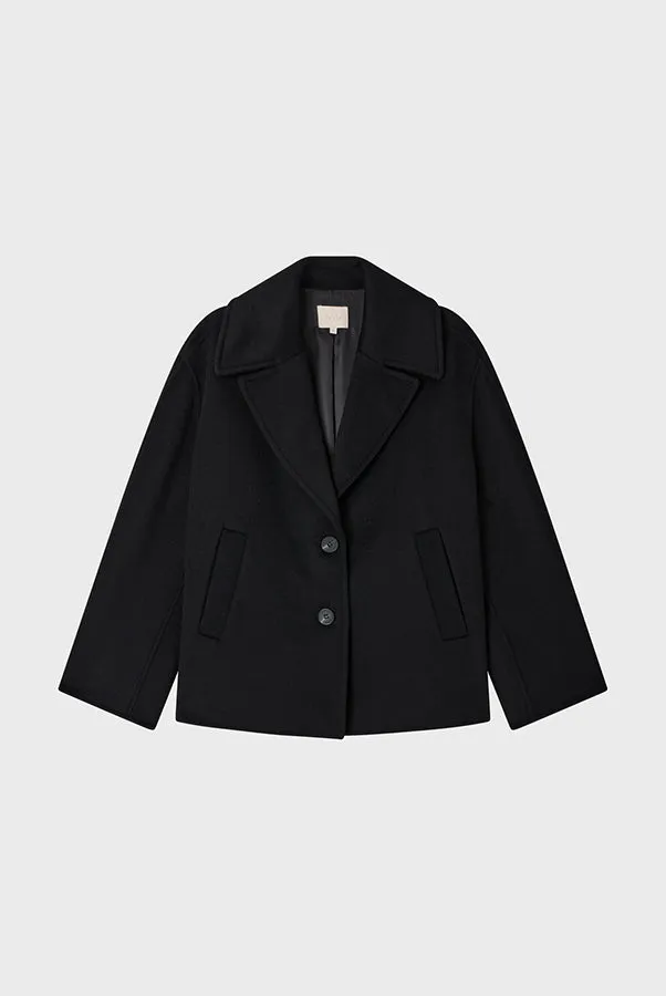 PabloLORLINE SHORT DOUBLE FACE WOOL COAT